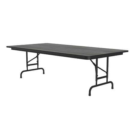 Correll CFA Adjustable HPL Folding Tables 36x72 New England Driftwood CFA3672PX-52